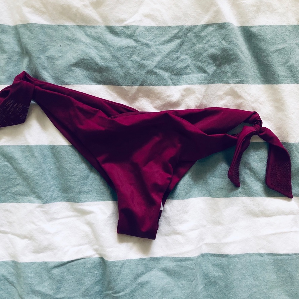 Plum bathing suit bottom